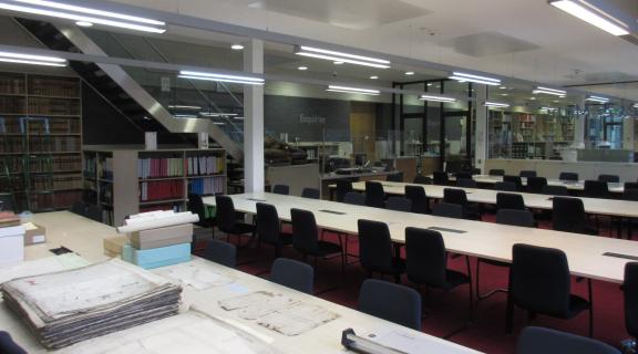 Search room of Carlisle Archives