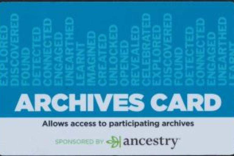 Picture of the ARA Archives Card